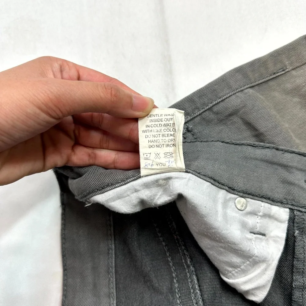 Victorious Jeans Mens Size 32x30 Gray Denim Cotton Blend Straight‎ Stretch